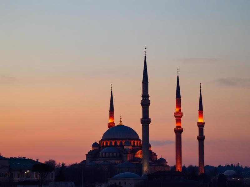 Moschee cu minarete la apus în Turcia